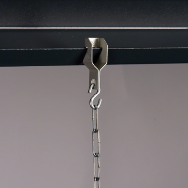 S Hook, Steel, Plain, 0.12" dia
