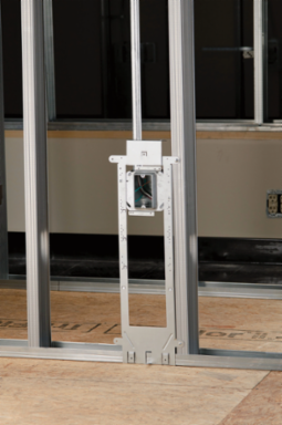 nVent CADDY All-in-One Floor-Mounted With Removable Mud Ring, 1 Gang, w/Ground, 5/8" Drywall, 3 5/8"