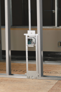 nVent CADDY All-in-One Floor-Mounted With Removable Mud Ring, 1 Gang, w/Ground, 5/8" Drywall, 3 5/8"