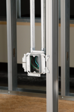 nVent CADDY All-in-One Stud-Mounted With Removable Mud Ring, 1 Gang, No Ground, 5/8" Drywall, 3 5/8"