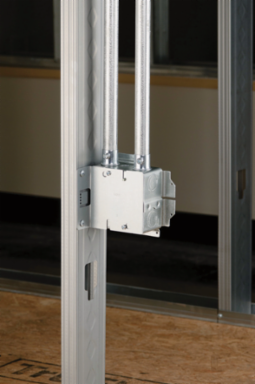 nVent CADDY All-in-One Stud-Mounted With Removable Mud Ring, 1 Gang, No Ground, 5/8" Drywall, 3 5/8"