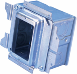 nVent CADDY All-in-One Stud-Mounted With Removable Mud Ring, 1 Gang, No Ground, 5/8" Drywall, 3 5/8"
