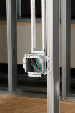 nVent CADDY All-in-One Stud-Mounted With Removable Mud Ring, 1 Gang, w/Ground, 5/8" Drywall, 3 5/8"