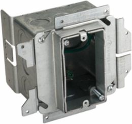 nVent CADDY All-in-One Stud-Mounted With Adjustable Mud Ring, 1 Gang, 3/4"–1 1/2" Drywall, 3 5/8"