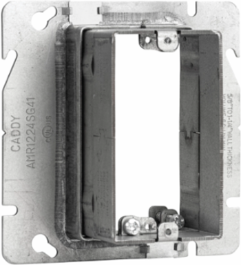 Adjustable Mud Ring, 2 Gang, 5/8"–1 1/2" Drywall