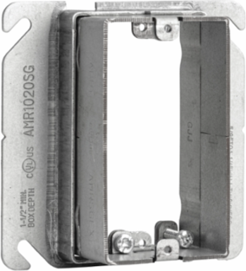 Adjustable Mud Ring, 2 Gang, 5/8"–1 1/2" Drywall