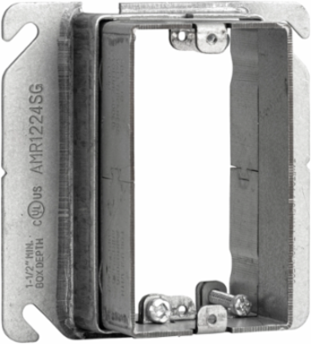 Adjustable Mud Ring, 2 Gang, 5/8"–1 1/2" Drywall