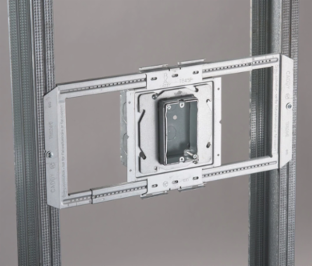 Adjustable Mud Ring, 1 Gang, 3/4"–1 1/2" Drywall