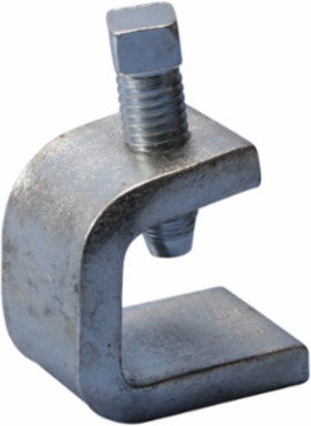 Internal Strut Beam Clamp with Bolt, Steel, EG, 3/8" Screw