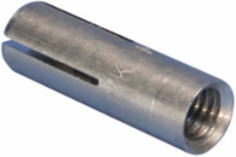 Drop-In Anchor, Steel, EG, 3/8" Hole, 1.563"