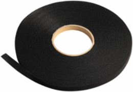 Back-to-Back, Hook-and-Loop, Nylon, 1/2" W, Black, 25 Yd Roll