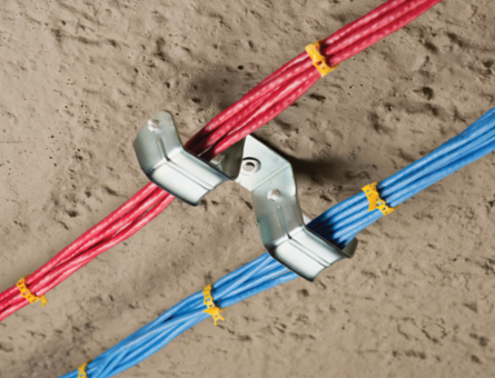 nVent CADDY Cat CM Double J-Hook, 70 Cable Capacity, Cat 5e, 30 Cable Capacity, Cat 6A