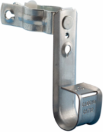 nVent CADDY Cablecat J-Hook with Pedestal Clamp, 3/4" dia, 3/4" Square, 7/8"-1 1/8" Round Pedestal