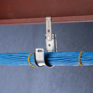 nVent CADDY Cat HP J-Hook with C Purlin Clip, 1" dia, 1/16"–1/4" Flange