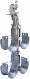 nVent CADDY Cat HP J-Hook Tree, Flange Mount, Double Sided, 2" dia, 3 Tier