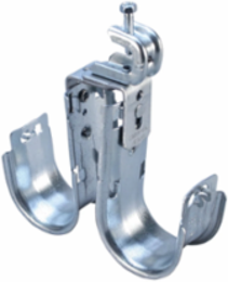 nVent CADDY Cat HP Double J-Hook with BC200 Beam Clamp, Swivel, 3" dia, 8 1/2"