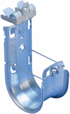nVent CADDY Cat HP J-Hook with Hammer-On Flange Clip, Swivel, 4" dia, 5/16"–1/2" Flange