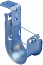 nVent CADDY Cat HP J-Hook with Pin Driven Angle Bracket, 4" dia, 3/16" Hole