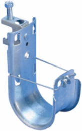 nVent CADDY Cat HP J-Hook with BC Beam Clamp, 4" dia, 1/2" Max Flange