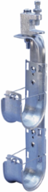 nVent CADDY Cat HP J-Hook Tree, Flange Mount, Single Sided, 4" dia, 2 Tier