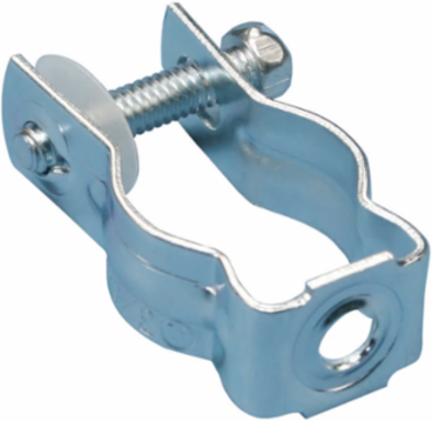 Bolt Close Conduit/Pipe Clamp, S304, 1 1/4" EMT, 0.266" Hole