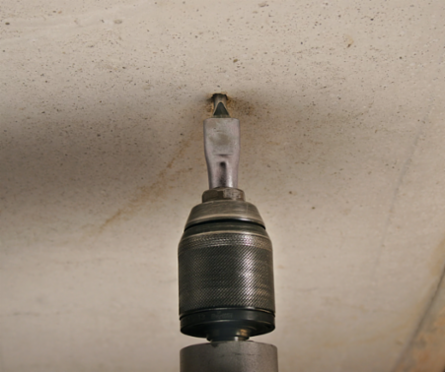 Concrete Fixing Eyebolt Screw, 0.256" Hole, H6 Screw