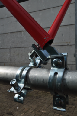 3" Single Pipe/Conduit Rigid Universal Sway Brace, electrogalvanized