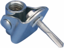 Branch Line Restraint Structure Attachment to Steel, 3/8", 1/2" Rod