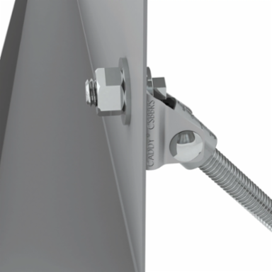 Branch Line Restraint Structure Attachment to Threaded Hole, 3/8", 1/2" Rod