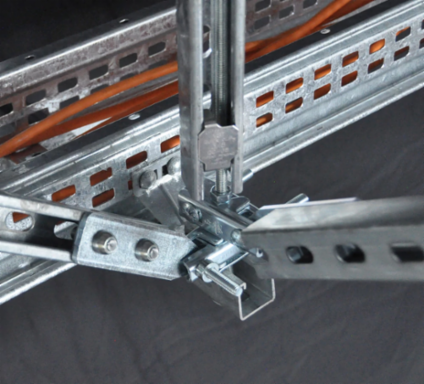 Trapeze Sway Brace, Strut, 3/8", 1/2", 5/8", 3/4" Rod