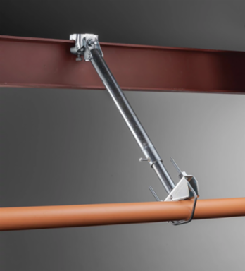 Lateral Telescoping Brace Assembly, 1'–1 1/2' Brace Length