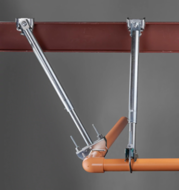 Lateral Telescoping Brace Assembly, 1'–1 1/2' Brace Length