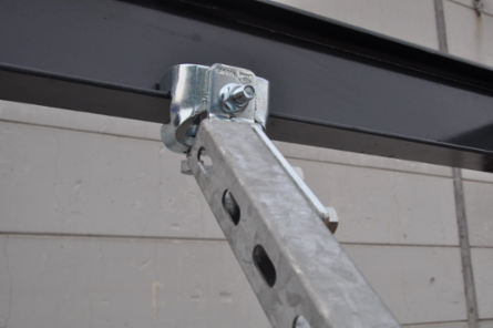 Universal Structural Bracket, Strut Brace, 9/16" Hole