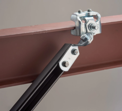 Strut Seismic Hinge Bracket Assembly, 13/16" Hole