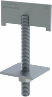 Truss-T Bar Joist Hanger, 3/8 Inch Rod, 1200 lb Load Capacity, Steel