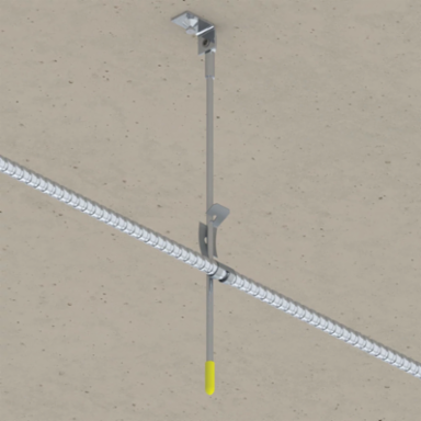 Drop Smooth Rod with Shot-Fire Bracket, 24", 0.215" dia