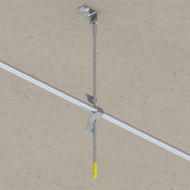 Drop Smooth Rod with Shot-Fire Bracket, 24", 0.215" dia
