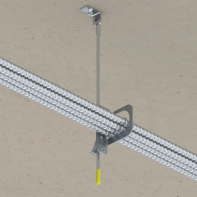 Drop Smooth Rod with Shot-Fire Bracket, 48", 0.215" dia
