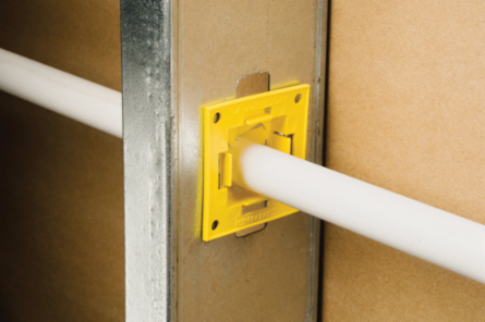 Easy Snap Grommet for Factory Punched Holes, 1" Max Copper Tube, 1/2", 3/4", 1" EMT, 1/2", 3/4", 1" Rigid/Pipe