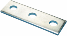 Three Hole Flat Bracket, Steel, EG, 5.375"