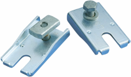 Strut Trapeze Attachment Plate, 3/8" Rod