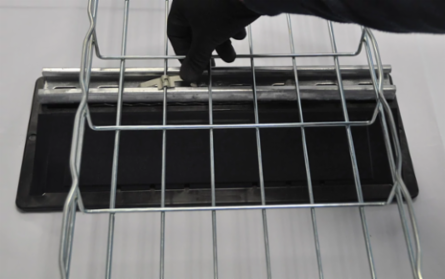 Wire Basket Tray Clip, 3/16"–5/16" Wire
