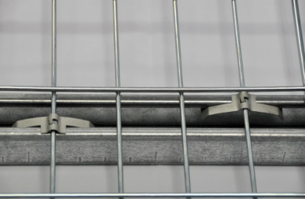 Wire Basket Tray Clip, 3/16"–5/16" Wire
