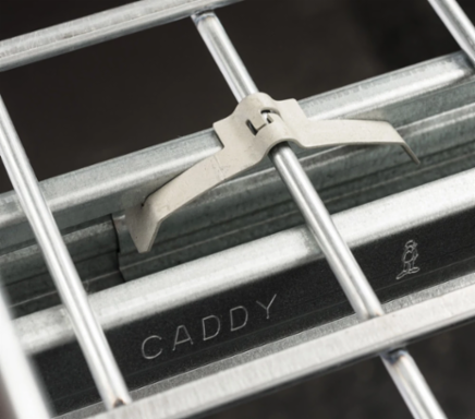 Wire Basket Tray Clip, 3/16"–5/16" Wire