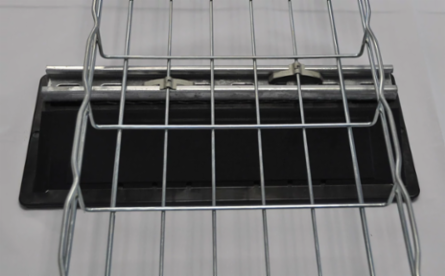 Wire Basket Tray Clip, 3/16"–5/16" Wire