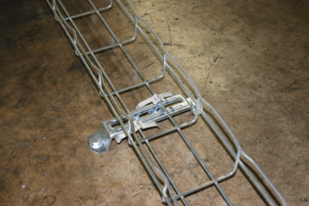 Wire Basket Tray Clip, 3/16"–5/16" Wire