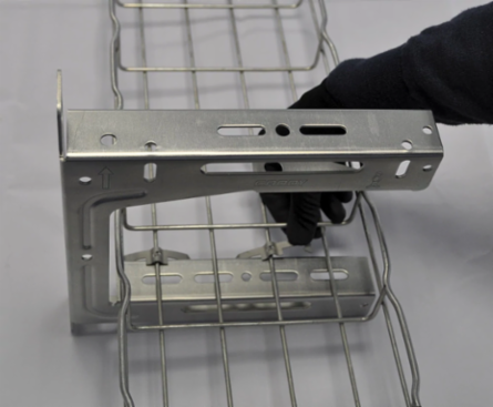 Wire Basket Tray Clip, 3/16"–5/16" Wire