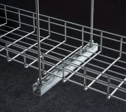 Wire Basket Tray Clip, 3/16"–5/16" Wire
