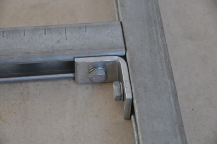 1-1 Hole Angle Bracket, Steel, EG, 2.25" x 1.625"