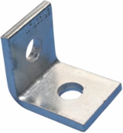 1-1 Hole Angle Bracket, Steel, EG, 2" x 1.875"